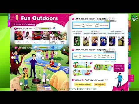 Everybody Up 4 - Unit 1 - Fun Outdoors - Lesson 1 - Camping